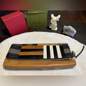 *SOLD* Coach Patchwork Clutchable Clutch Evening